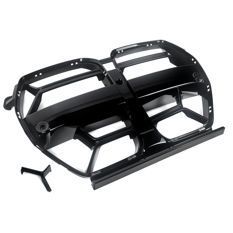 Calandre Noir Brillant BMW M3 M4 G80 G82 CSL - en situation - Becquet Voiture