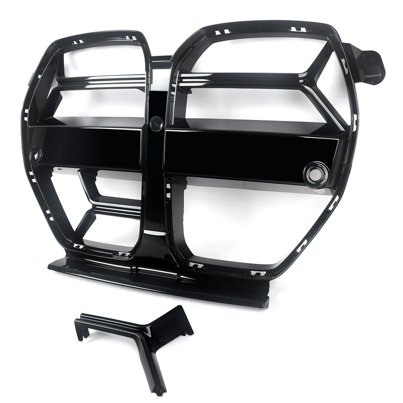 Calandre Noir Brillant BMW M3 M4 G80 G82 CSL - vue de dessus - Becquet Voiture