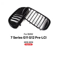 Calandre Noir Brillant BMW Série 7 G11 G12 2015-2019 - détail du montage - Becquet Voiture