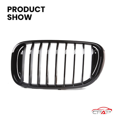 Calandre Noir Brillant BMW Série 7 G11 G12 2015-2019 - installé sur véhicule - Becquet Voiture