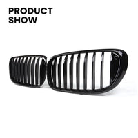 Calandre Noir Brillant BMW Série 7 G11 G12 2015-2019 - vue de profil - Becquet Voiture