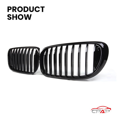 Calandre Noir Brillant BMW Série 7 G11 G12 2015-2019 - vue de profil - Becquet Voiture