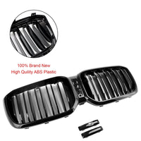 Kühlergrill Schwarz Glänzend BMW X3 X4 G01 G02 2022-2023 - Montagedetail - Becquet Voiture