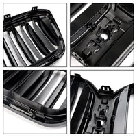 Kühlergrill Schwarz Glänzend BMW X3 X4 G01 G02 2022-2023 - Seitenansicht 2 - Becquet Voiture