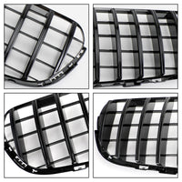 Kühlergrill Schwarz glänzend Mercedes GLC X253 2015-2019 mit Kamera - Seitenansicht 2 - Becquet Voiture