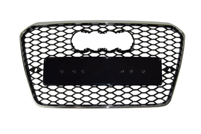 Calandre Noir Et Chrome Audi A5 B9 12-16 Look RS5 - vue de face - Becquet Voiture