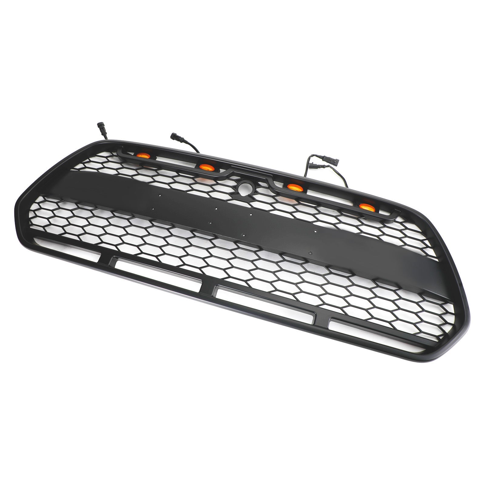 Calandre Noir Mate LED Ford Transit MK8 Raptor 2015-2018 - détail du montage 2 - Becquet Voiture