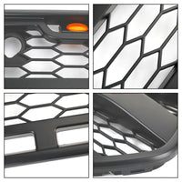 Calandre Noir Mate LED Ford Transit MK8 Raptor 2015-2018 - vue de face 2 - Becquet Voiture
