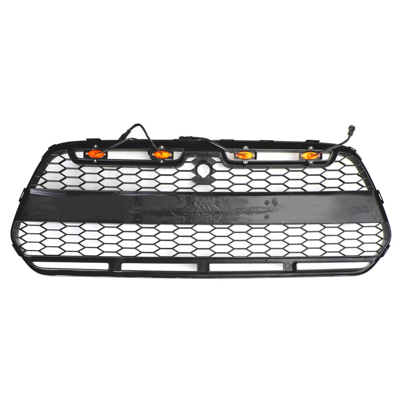 Calandre Noir Mate LED Ford Transit MK8 Raptor 2015-2018 - vue de face - Becquet Voiture
