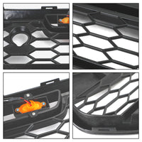 Calandre Noir Mate LED Ford Transit MK8 Raptor 2015-2018 - vue de profil 2 - Becquet Voiture