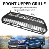 Calandre Noir Mate LED Ford Transit MK8 Raptor 2015-2018 - vue de trois-quarts - Becquet Voiture