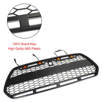 Calandre Noir Mate LED Ford Transit MK8 Raptor 2015-2018 - vue rapprochée - Becquet Voiture