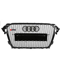 Calandre Noire Nid Abeille RS4 RS5 Audi A4 S4 A5 S5 B8 - détail du montage - Becquet Voiture