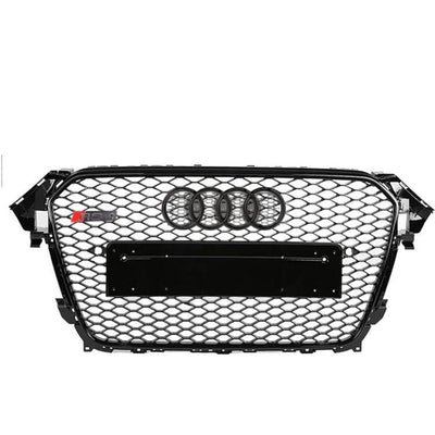 Calandre Noire Nid Abeille RS4 RS5 Audi A4 S4 A5 S5 B8 - détail du montage - Becquet Voiture