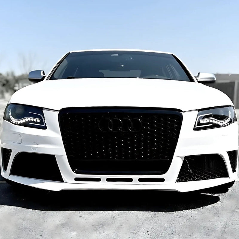 Calandre Noire Nid Abeille RS4 RS5 Audi A4 S4 A5 S5 B8 - installé sur véhicule - Becquet Voiture