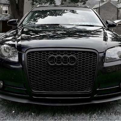 Calandre Noire Nid Abeille RS4 RS5 Audi A4 S4 A5 S5 B8 - vue arrière - Becquet Voiture
