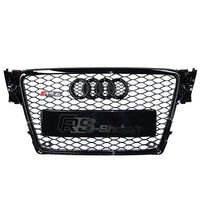 Calandre Noire Nid Abeille RS4 RS5 Audi A4 S4 A5 S5 B8 - vue rapprochée - Becquet Voiture