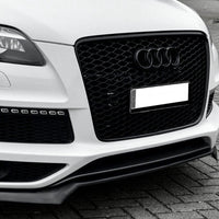 Black Honeycomb Grille RS Style Audi Q7 4L 2005-2015 - side view - Becquet Voiture
