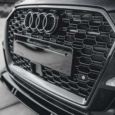 Calandre Noire Nid Abeille Style RS3 Audi A3 S3 8V - installé sur véhicule - Becquet Voiture