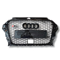 Black Honeycomb Grille RS3 Style Audi A3 S3 8V - rear view 2 - Becquet Voiture