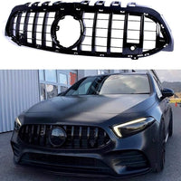 Schwarzer Kühlergrill im A45 AMG-Stil für Mercedes-Benz A-Klasse - Rückansicht - Becquet Voiture