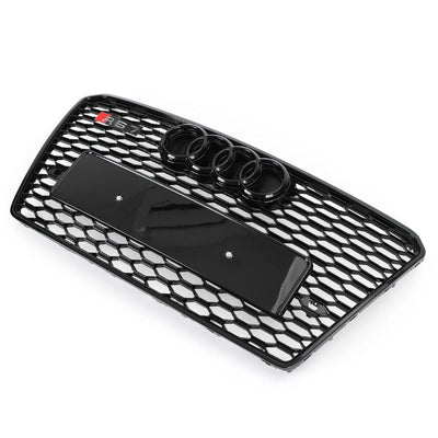 Calandre Noire Style RS7 Audi A7 S7 Nid Abeille - vue arrière - Becquet Voiture