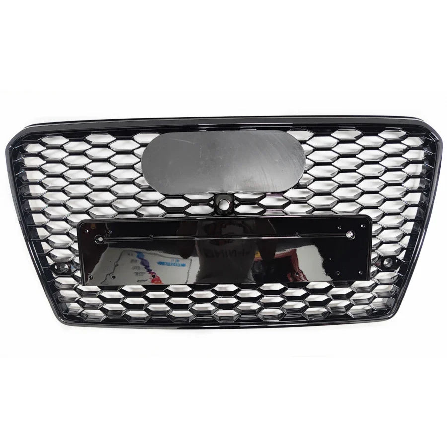 Calandre Noire Style RS7 Audi A7 S7 Nid Abeille - vue de face - Becquet Voiture