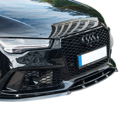 Calandre Noire Style RS7 Audi A7 S7 Nid Abeille - vue de profil - Becquet Voiture