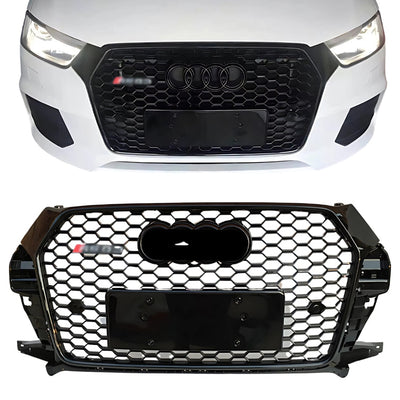 Calandre Noire Style RSQ3 Audi Q3 - vue de trois-quarts - Becquet Voiture