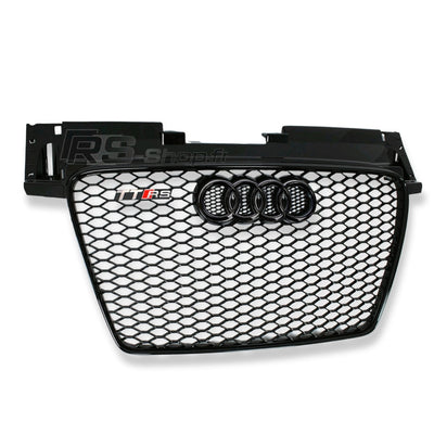 Calandre Noire Style TTRS Audi TT TTS MK2 - vue de trois-quarts - Becquet Voiture
