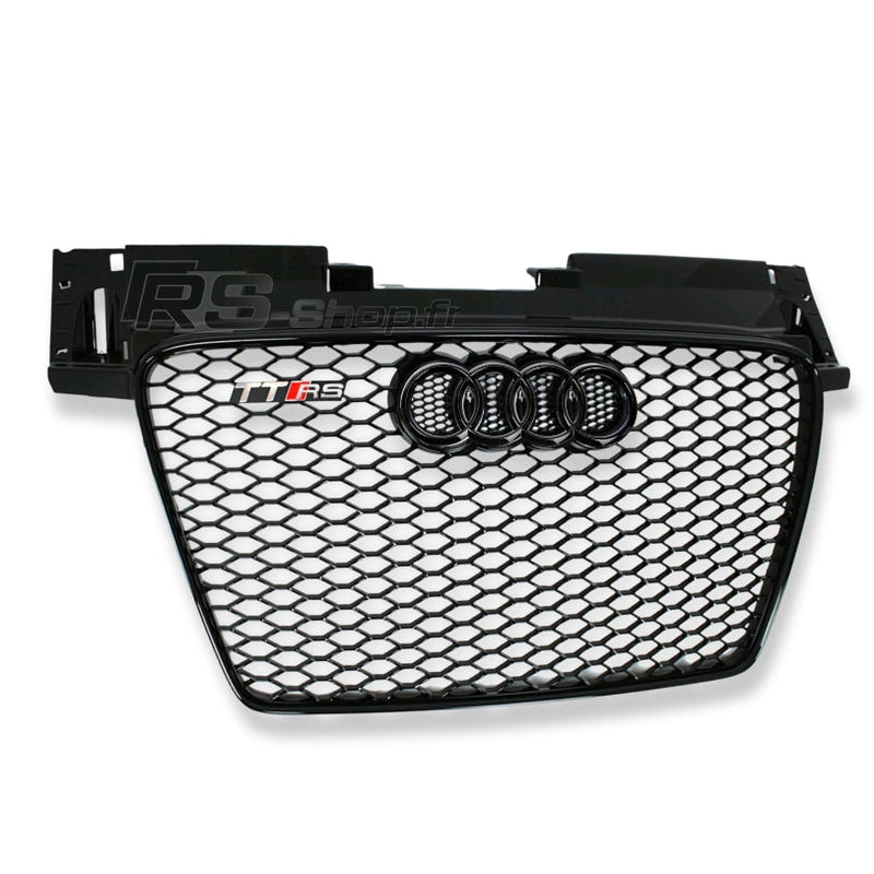 Calandre Noire Style TTRS Audi TT TTS MK2 - vue de trois-quarts - Becquet Voiture