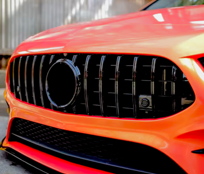 Calandre Panamericana AMG Mercedes Classe A W177 - en situation - Becquet Voiture