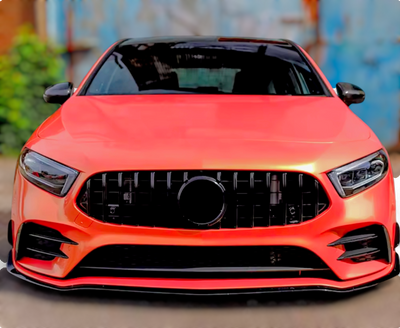 Calandre Panamericana AMG Mercedes Classe A W177 - vue de dessus - Becquet Voiture