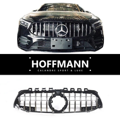 Calandre Panamericana Chrome Mercedes A W177 2019 - vue de profil - Becquet Voiture