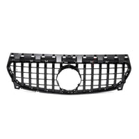 Panamericana Grille Mercedes CLA W117 Black - front view - Becquet Voiture