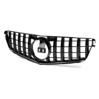 Panamericana-Kühlergrill Mercedes C-Klasse W204 Schwarz - Vorderansicht - Becquet Voiture