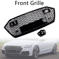 Calandre Pare-Chocs Audi A7 C8 S7 Noire ACC - installé sur véhicule - Becquet Voiture