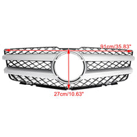 Calandre Pare-Chocs Avant Mercedes Benz GLK X204 GLK350 2010-2012 - vue de profil - Becquet Voiture