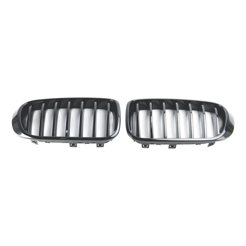 Calandre Pare-Chocs BMW X3 F25 X4 F26 Noir Facelift 2014-2017 - vue de dessus - Becquet Voiture