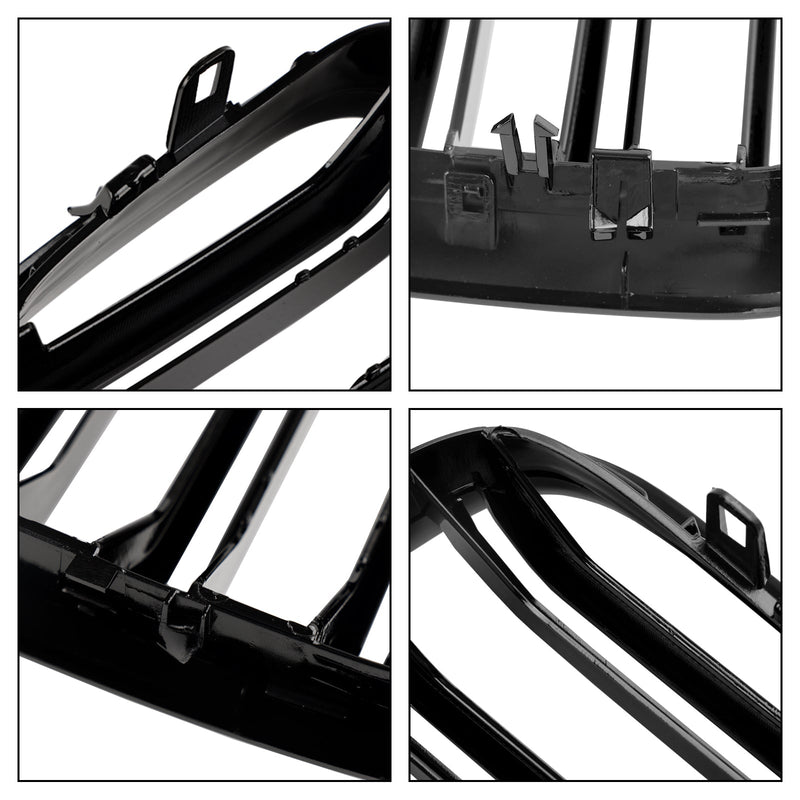 Calandre Pare-Chocs BMW X6 M E71 Noir Brillant 2009-2014 - vue de profil 2 - Becquet Voiture