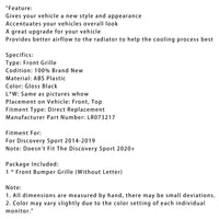 Calandre Pare-Chocs Dynamique Discovery Sport L550 Noir 2014-2019 - détail du montage 2 - Becquet Voiture