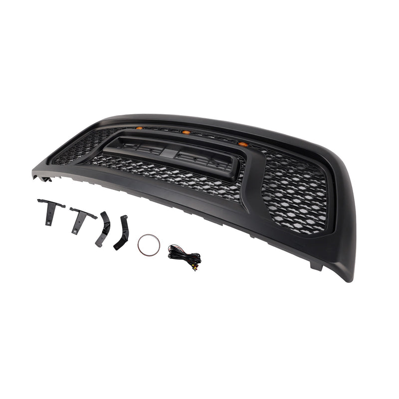 LED Bumper Grille Dodge Ram 2500 3500 2010-2018 - fitting detail 2 - Becquet Voiture