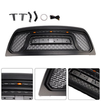 LED Bumper Grille Dodge Ram 2500 3500 2010-2018 - fitting detail - Becquet Voiture