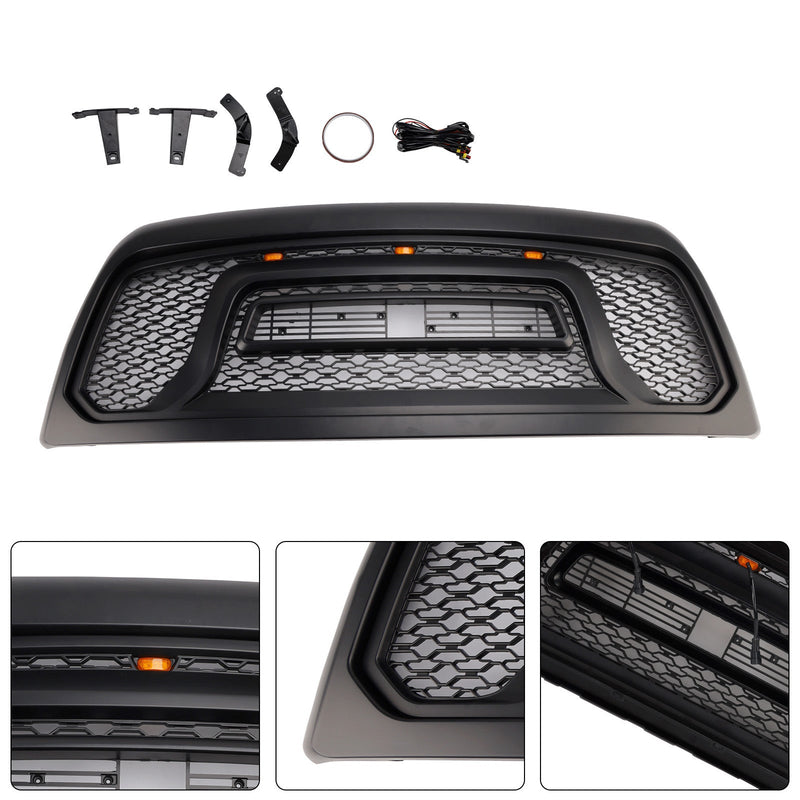 LED Bumper Grille Dodge Ram 2500 3500 2010-2018 - fitting detail - Becquet Voiture