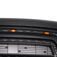 LED Bumper Grille Dodge Ram 2500 3500 2010-2018 - top view - Becquet Voiture
