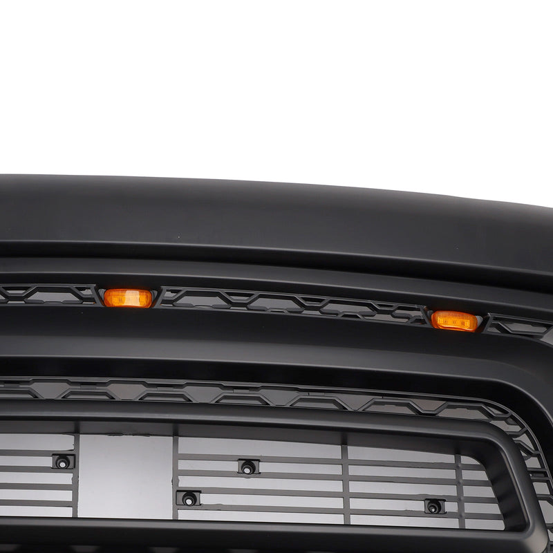LED Bumper Grille Dodge Ram 2500 3500 2010-2018 - top view - Becquet Voiture