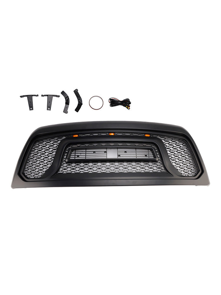 LED Bumper Grille Dodge Ram 2500 3500 2010-2018 - three-quarter view 2 - Becquet Voiture