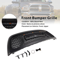LED Bumper Grille Dodge Ram 2500 3500 2010-2018 - three-quarter view - Becquet Voiture