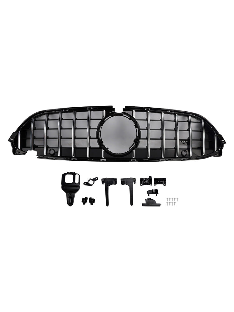 Calandre Pare-Chocs Mercedes CLE W236 C236 2024-2026 Noir - vue de dessus - Becquet Voiture