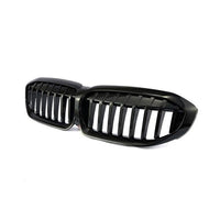 Performance-Kühlergrill BMW 3er G20 Schwarz - Rückansicht - Becquet Voiture